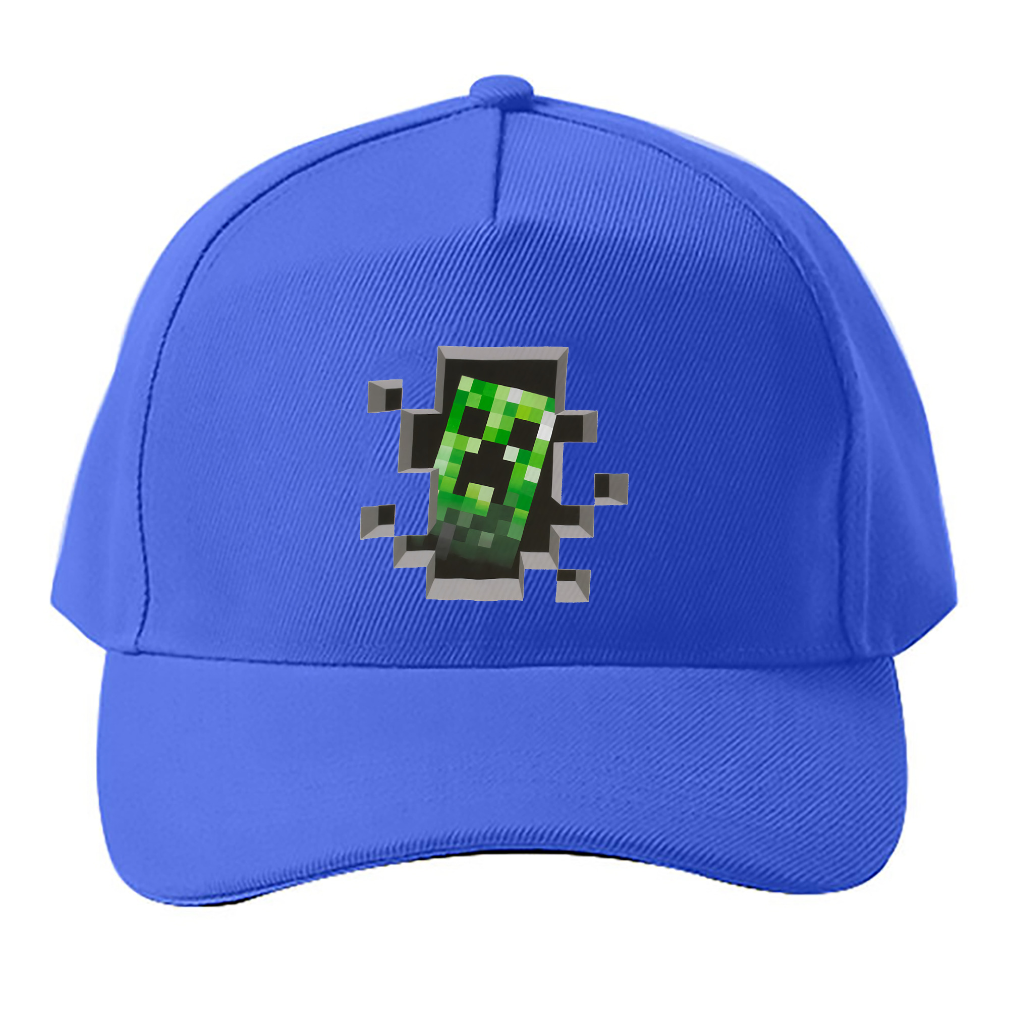 （画像用） マインクラフト ブロックの世界 Minecraft MC Block world ベースボールキャップ 綿100％ 男女兼用 帽子 スポーツ